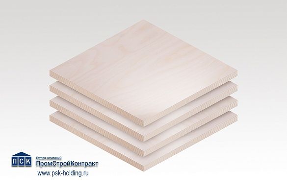 Фанера белая ФК 10х1525х1525 мм Свеза