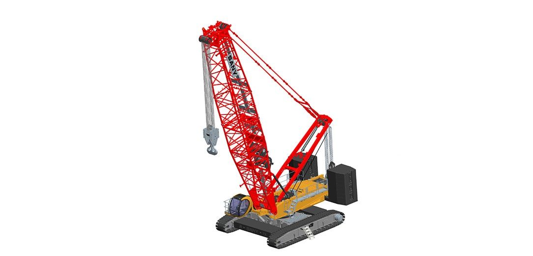 Гусеничный кран SANY SCC2600A грузоподъемностью до 260 тонн